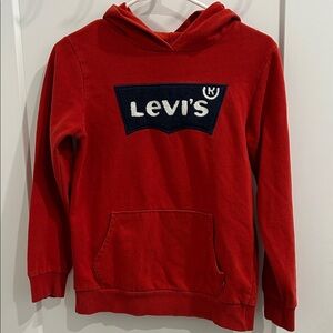 Levi’s Logo Pullover Hoodie Sweatshirt |Size Large